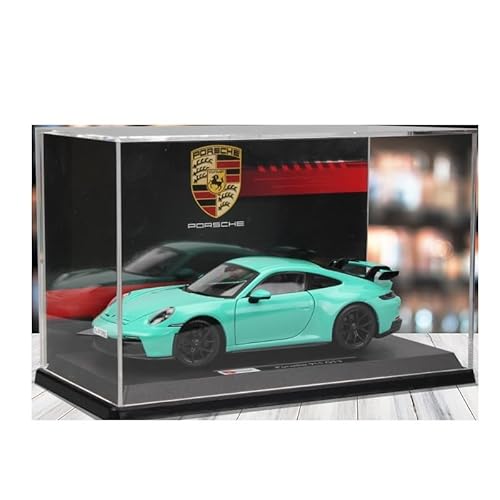 SYYANFEI Auto Modell 1:24 Für Druckguss-Porsche 911-Automodell GT3-Sportwagen-Legierungsmodellspielzeug-Erwachsenensammlungsanzeige Jungen Mädchen Geschen(Blau) von SYYANFEI