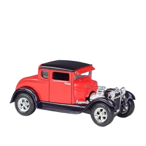 SYYANFEI Auto Modell 1:24 Für Ford Model A 1929 Alloy Classic Car Diecast Metal Toy Sports Car Model Simulation Collection Jungen Mädchen Geschen(Rot) von SYYANFEI