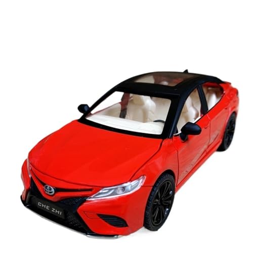 SYYANFEI Auto Modell 1:24 Für Legierung Toyota Camry Auto Spielzeug Sound Und Licht Zurück Zu Simulation Sport Auto Serie Sammlung Ornamente Jungen Mädchen Geschen(Rot) von SYYANFEI