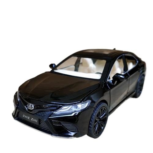 SYYANFEI Auto Modell 1:24 Für Legierung Toyota Camry Auto Spielzeug Sound Und Licht Zurück Zu Simulation Sport Auto Serie Sammlung Ornamente Jungen Mädchen Geschen(Schwarz) von SYYANFEI