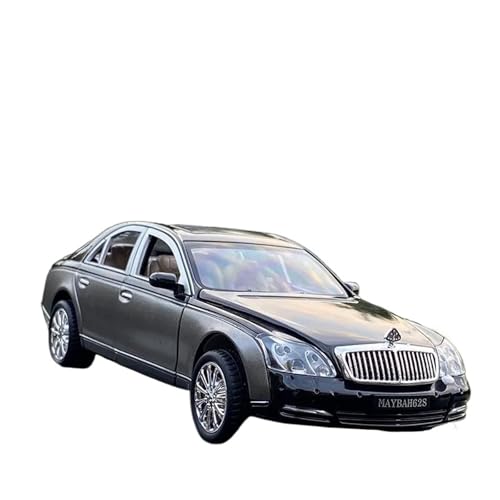 SYYANFEI Auto Modell 1:24 Für Maybach 62s S650 Classic Luxy Legierung Auto Druckguss Metall Spielzeug Fahrzeuge Modell Simulation Sammlung Spielzeug Jungen Mädchen Geschen(Grau) von SYYANFEI