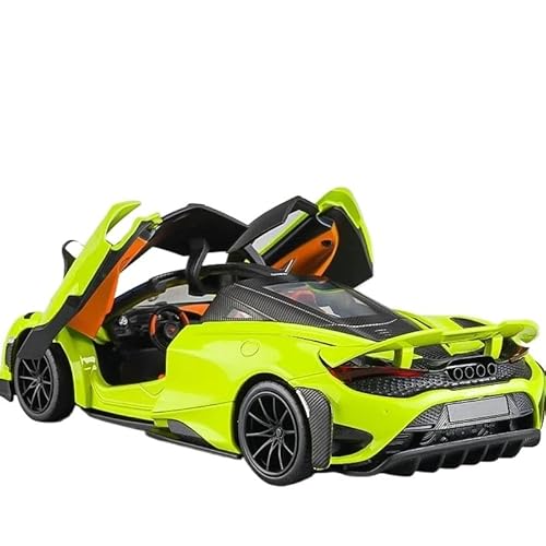 SYYANFEI Auto Modell 1:24 Für McLaren 765LT Legierung Sportwagen Modell Druckguss Spielzeug Fahrzeuge Metall Auto ModelCollection Jungen Mädchen Geschen(Grün) von SYYANFEI