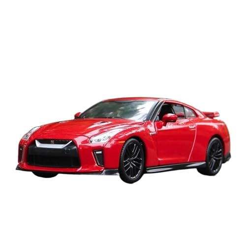 SYYANFEI Auto Modell 1:24 Für Nissan Skyline Ares GTR R35 Legierung Rennwagenmodell Simulation Spielzeug Enthusiasten Sammeln Desktop-Dekorationen Jungen Mädchen Geschen(Rot) von SYYANFEI