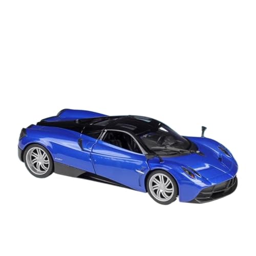 SYYANFEI Auto Modell 1:24 Für Pagani Huayra Legierung Sportwagen Diecast Metall Rennwagen Modell Sammlung Simulation Spielzeug Jungen Mädchen Geschen(Blau) von SYYANFEI