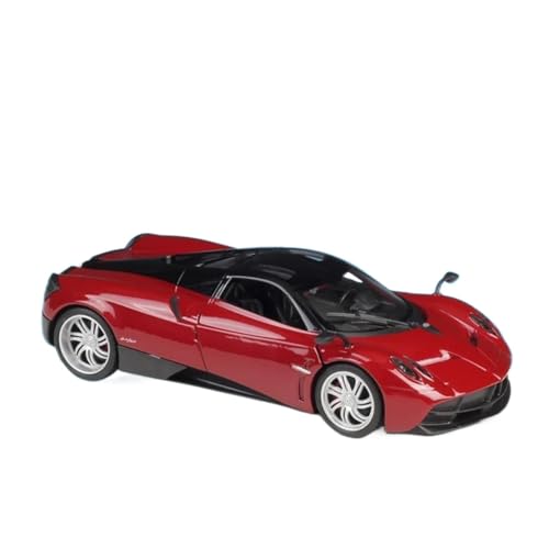 SYYANFEI Auto Modell 1:24 Für Pagani Huayra Legierung Sportwagen Diecast Metall Rennwagen Modell Sammlung Simulation Spielzeug Jungen Mädchen Geschen(Rot) von SYYANFEI