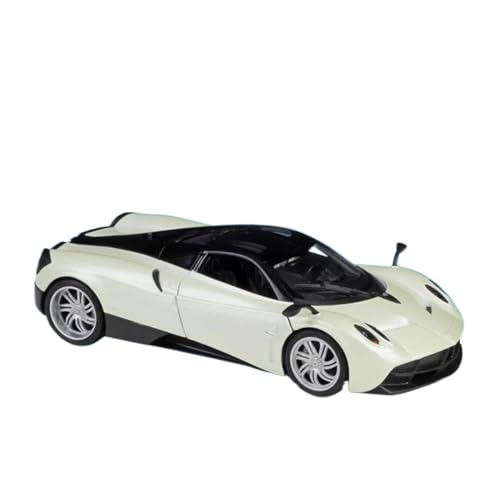 SYYANFEI Auto Modell 1:24 Für Pagani Huayra Legierung Sportwagen Diecast Metall Rennwagen Modell Sammlung Simulation Spielzeug Jungen Mädchen Geschen(Weiß) von SYYANFEI