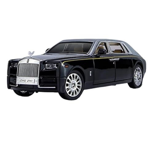 SYYANFEI Auto Modell 1:24 Für Rolls Royce Phantom Alloy Car Diecast Metal Toy Luxy Vehicles Automodell Mit Star Top Sound Und Ligh Jungen Mädchen Geschen(Weiß) von SYYANFEI