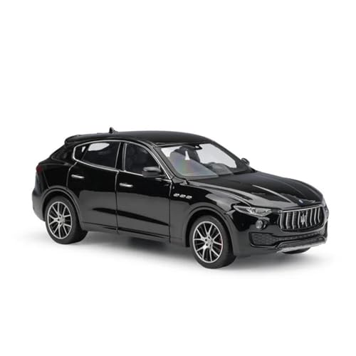 SYYANFEI Auto Modell 1:24 Für Scale DiecastCar Toys Maserati Levante SUV Geländewagen Diecast Metal Alloy Toy Adult Collection Jungen Mädchen Geschen(Schwarz) von SYYANFEI