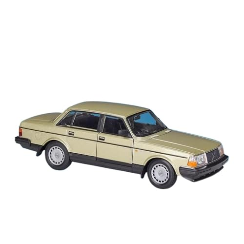 SYYANFEI Auto Modell 1:24 Für Volvo 240 GL Legierung Oldtimer Druckguss Metall Spielzeug Fahrzeuge Auto Modell Simulation Sammlung Spielzeug Jungen Mädchen Geschen(Metallic) von SYYANFEI