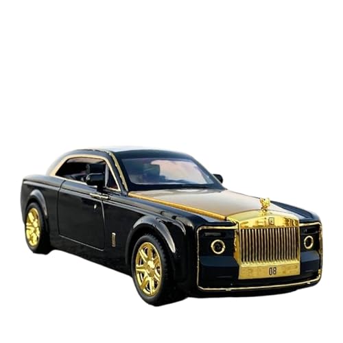 SYYANFEI Auto Modell 1:24 Rolls-Royce Sweptail Luxusauto-Legierung Ausstellung Der Fertigen Miniaturfahrzeugsammlung Jungen Mädchen Geschen(Schwarz) von SYYANFEI