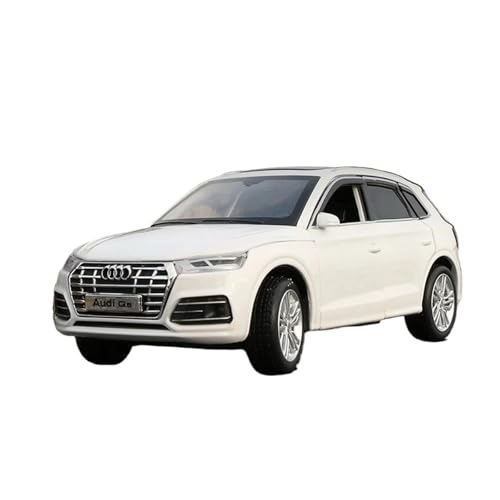 SYYANFEI Auto Modell 1:32 Für Audi Q5 SUV Legierung AutoDiecasts Metall Spielzeug Fahrzeuge Modell Simulation Sound Und Licht Sammlung Jungen Mädchen Geschen(Weiß) von SYYANFEI