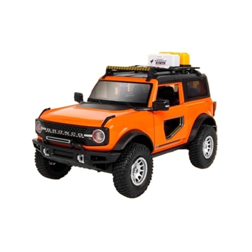 SYYANFEI Auto Modell 1:32 Für Ford Bronco Lima Legierung Auto Diecast Metall Geländewagen Modell Simulation Sound Und Licht Jungen Mädchen Geschen(Schwarz) von SYYANFEI