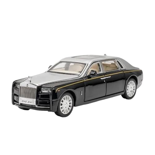 SYYANFEI Auto Modell 1:32 Für Rolls Royce Phantom Legierung Auto Diecast Spielzeug Fahrzeuge Metall Auto Modell Sammlung Simulation Sound Licht Jungen Mädchen Geschen(Grau) von SYYANFEI