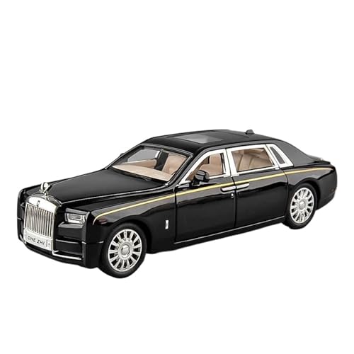 SYYANFEI Auto Modell 1:32 Für Rolls Royce Phantom Legierung Auto Diecast Spielzeug Fahrzeuge Metall Auto Modell Sammlung Simulation Sound Licht Jungen Mädchen Geschen(Schwarz) von SYYANFEI