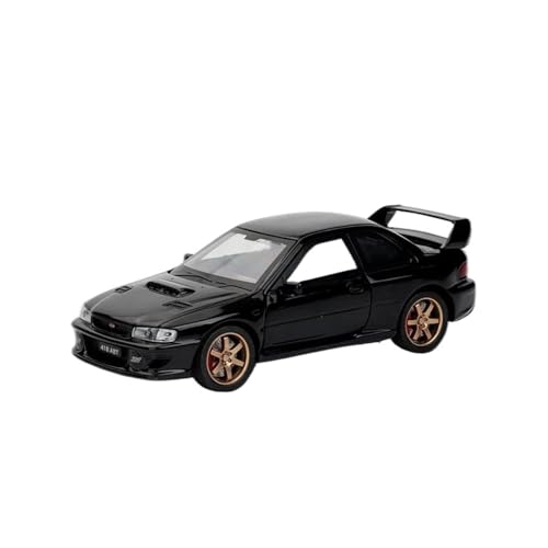 SYYANFEI Auto Modell 1:32 Für Subaru Impreza STI WRX Legierung Auto Sound Und Licht Zurückziehen Kinder Spielzeug Sammlerstücke Jungen Mädchen Geschen(Schwarz) von SYYANFEI