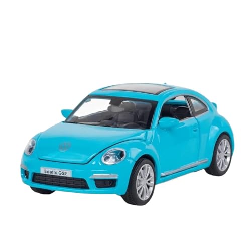 SYYANFEI Auto Modell 1:32 für Volkswagen Beetle Auto Legierung Auto Spielzeug Druckguss Modell Fahrzeuge Sammlung Spielzeug Jungen Mädchen Geschen(Blau) von SYYANFEI