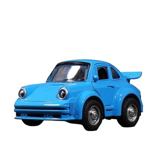 SYYANFEI Auto Modell 1:36 Für Mini Beetles Alloy Cute Car Model Diecast Metal Toy Vehicles Car Simulation Sound and Light Collection Jungen Mädchen Geschen(Blau) von SYYANFEI