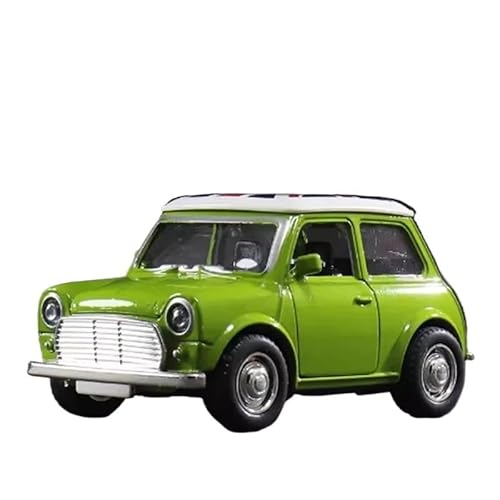 SYYANFEI Auto Modell 1:36 Für Mini Beetles Alloy Cute Car Model Diecast Metal Toy Vehicles Car Simulation Sound and Light Collection Jungen Mädchen Geschen(Grün) von SYYANFEI