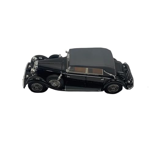 SYYANFEI Auto Modell 1:43 für maßstabsgetreues Resin-Modellauto 290 W18 Lang Cabriolet B/D 1933-34ve feinerte Version Fahrzeuge für Sammeln Spielzeug Jungen Mädchen Geschen(Schwarz) von SYYANFEI