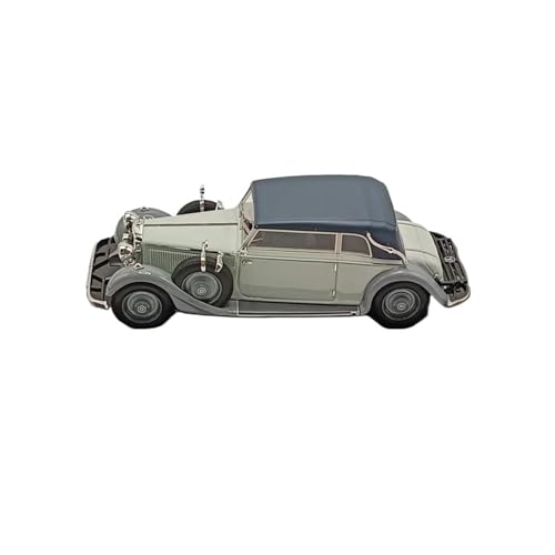 SYYANFEI Auto Modell 1:43 für maßstabsgetreues Resin-Modellauto 290 W18 Lang Cabriolet B/D 1933-34ve feinerte Version Fahrzeuge für Sammeln Spielzeug Jungen Mädchen Geschen(Weiß) von SYYANFEI