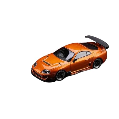 SYYANFEI Auto Modell 1:64 Für IG Supra JZA80 R Legierung Auto Simulation Modelle Spielzeug Erwachsene Sammlerstücke Ornamente Jungen Mädchen Geschen(Orange) von SYYANFEI