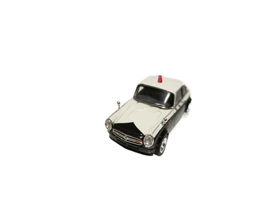 SYYANFEI Auto Modell 1:64 Für Resin S800 Spielzeug Polizei Sportwagen Modell Klassiker Sammlerstück Souvenir Statische Anzeige Jungen Mädchen Geschen(Weiß) von SYYANFEI