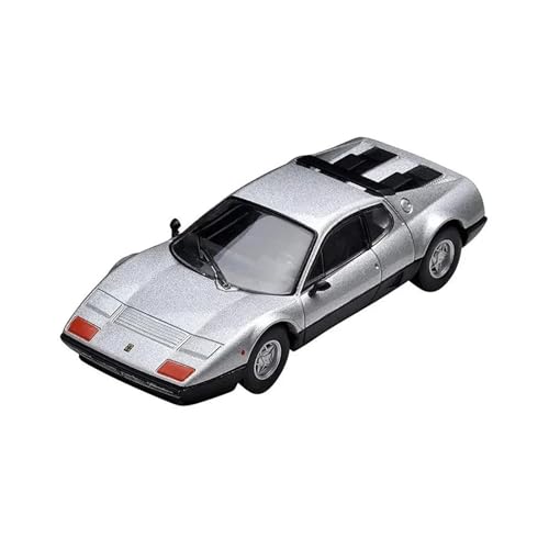 SYYANFEI Auto Modell 1:64 Für Scale TLV-NEO Ferrari 512BBi Sportwagen BB512 365 GT4 BB Legierung Druckgussauto Spielzeug Erwachsene Sammlung Jungen Mädchen Geschen(BB512 Silver) von SYYANFEI