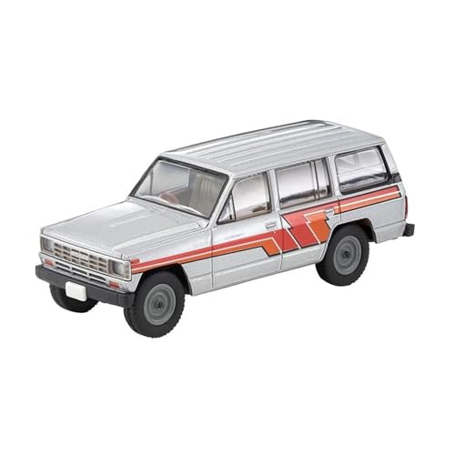 SYYANFEI Auto Modell 1:64 Für TLV Nissan Safari VanDX Offroad LV-N109c D Legierungsdruckgussauto Spielzeug Für Erwachsene Sammlungsstücke Jungen Mädchen Geschen(Grau) von SYYANFEI