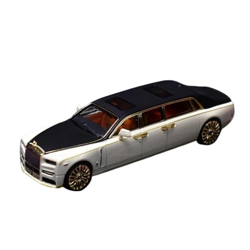 SYYANFEI Auto Modell 1:64 Rolls-Royce Acht Generationen Phantom Deluxe Edition Metall Auto Modell Hobbyist Geschenke Erwachsene Jungen Mädchen Geschen(White 2) von SYYANFEI