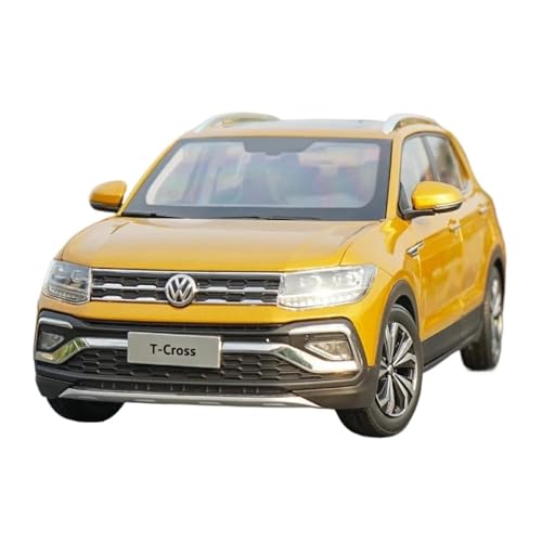 SYYANFEI Auto Modell Diecast 1:18 Für Maßstab SAIC T-Cross Tcross SUV Legierung Auto Modell Sammlung Souvenir Display Ornamente Fahrzeug Spielzeug Jungen Mädchen Geschen von SYYANFEI