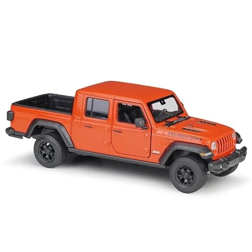 SYYANFEI Auto Modell Diecast 1:27 Für Auto Jeep 2020 Gladiator Spielzeug Off-Road Modell Auto Legierung SUV Metall Spielzeug Auto Erwachsene Sammlung Jungen Mädchen Geschen(Orange) von SYYANFEI