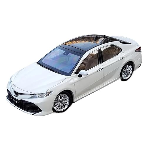 SYYANFEI Auto Modell Druckguss 1: 18. Für Maßstab Toyota 8. Generation Camry 2018 Toyota Camry Legierung Automodell Geschenk Fan-Kollektion Heimdekoration Metallornamente Jungen Mädchen Geschen von SYYANFEI