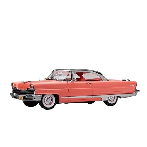 SYYANFEI Auto Modell Druckguss 1:18 Für Den Maßstab Lincoln 1956 Sports 4657 Allo Classic Model Adults Collection Souvenir Display Toy Special Edition Jungen Mädchen Geschen(Orange) von SYYANFEI