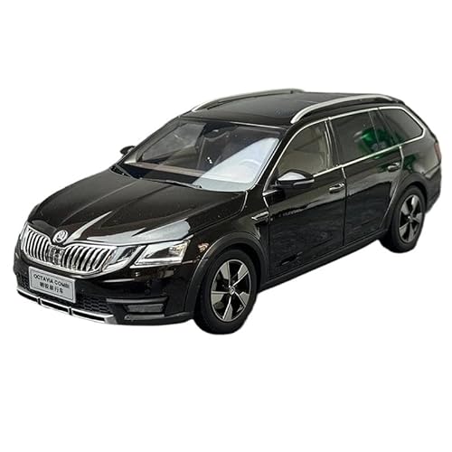 SYYANFEI Auto Modell Druckguss 1:18 Für Skoda Octavia Combi Im Maßstab 1:18, Simulationslegierung, Automodell, Fan-Kollektion, Heimdekoration, Metallornamente Jungen Mädchen Geschen(Schwarz) von SYYANFEI