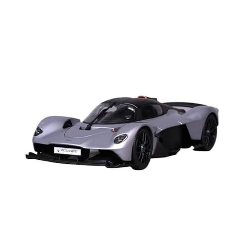 SYYANFEI Auto Modell Maßstab 1:18, Druckguss-Metall-Aston Martin Valkyrie Supercar Legierungsautomodell Ornament Sammlerspielzeug Jungen Mädchen Geschen(Grau) von SYYANFEI