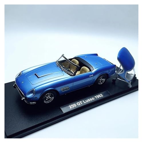 SYYANFEI Auto Modell Maßstab 1:18 Für Ferrari 250GT Roadster Aus Druckgusslegierung, Spielzeugautos, Klassiker, Souvenir-Display Für Erwachsene Jungen Mädchen Geschen(Blau) von SYYANFEI