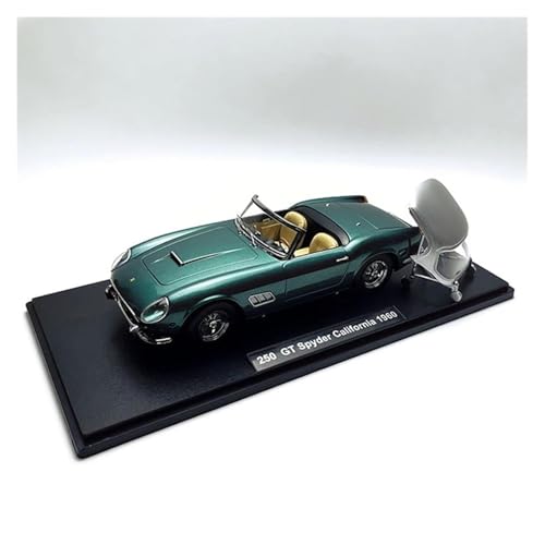 SYYANFEI Auto Modell Maßstab 1:18 Für Ferrari 250GT Roadster Aus Druckgusslegierung, Spielzeugautos, Klassiker, Souvenir-Display Für Erwachsene Jungen Mädchen Geschen(Grün) von SYYANFEI