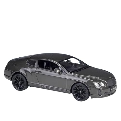 SYYANFEI Auto Modell Maßstab 1:24 Druckguss-Metall-Bentley Continental-Legierungsautomodell Erstklassiges Sammlerstück Ornament Spielzeug Für Erwachsene Jungen Mädchen Geschen(Gray) von SYYANFEI