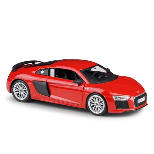 SYYANFEI Auto Modell Maßstab 1:24 Druckgussmetall, Audi R8 V1 Supercar Legierungsmodell Sammleredition Automodell Ornament Spielzeug Für Erwachsene Jungen Mädchen Geschen von SYYANFEI