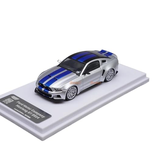 SYYANFEI Auto Modell Maßstab 1:64 Druckguss-Legierung, Ford Mustang GT Supercar Spielzeugautos Klassiker Nostalgie für Erwachsene statische Anzeige Jungen Mädchen Geschen von SYYANFEI