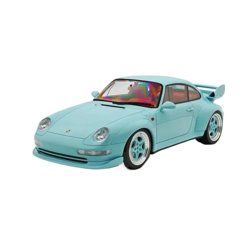 SYYANFEI Guss Auto Modell Harzmaterial Maßstab 1:18 Für Porsche 911 993 GT 1996 Sportwagen-Simulations-Gedenksammlung Für Enthusiasten Fahrzeuge spielzeugauto von SYYANFEI