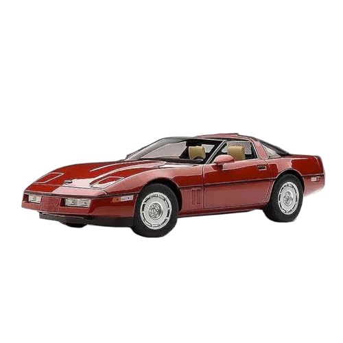 SYYANFEI Guss Auto Modell Maßstab 1:18 Für Chevrolet Corvette C4 1986 Special Edition Metallautomodell Fertiges Sammlungsdisplay Fahrzeuge spielzeugauto(Rot) von SYYANFEI