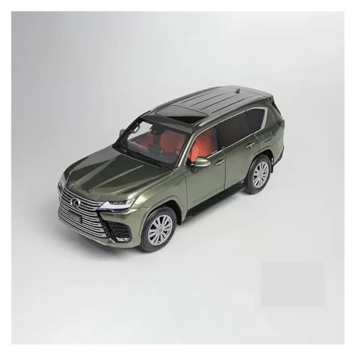 SYYANFEI Guss Auto Modell Maßstab 1:18 Für Lexus LX600 SUV Ultra Special Edition Statisches Metallautomodell Gedenksammlung Für Enthusiasten Fahrzeuge spielzeugauto(Grün) von SYYANFEI