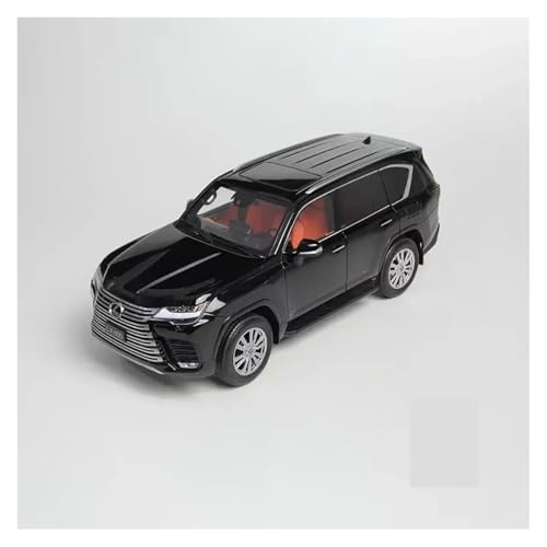 SYYANFEI Guss Auto Modell Maßstab 1:18 Für Lexus LX600 SUV Ultra Special Edition Statisches Metallautomodell Gedenksammlung Für Enthusiasten Fahrzeuge spielzeugauto(Schwarz) von SYYANFEI