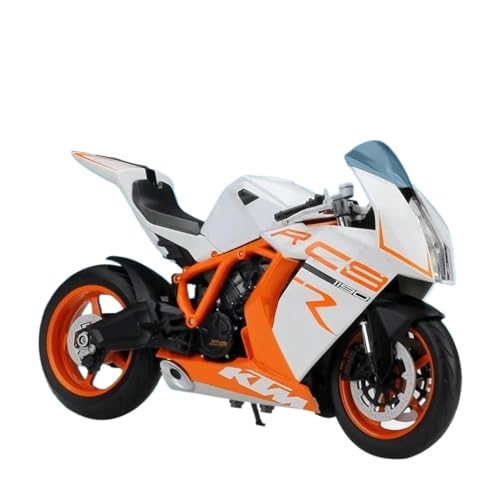 SYYANFEI Mini Alloy Motorrad Model 1/10 Für KTM 1190 RC8 R Simulation Legierung Druckguss Motorrad Modell Motorrad Sammlung Spielzeug Druckguss-Nachbildung von SYYANFEI