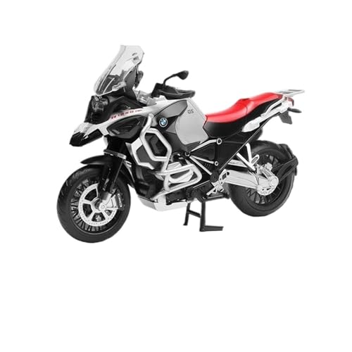 Mini Alloy Motorrad Model 1/12 BMW R1250 GS Spielzeugmotorrad, Druckguss-Metallmodell, Sammlerstück Jungen- und Kindergeschenke Druckguss-Nachbildung(Rot) von SYYANFEI