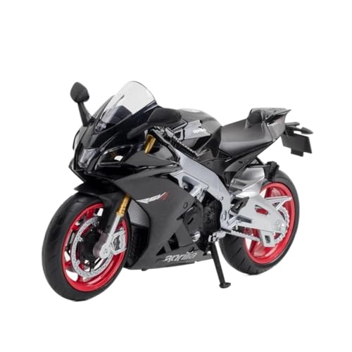 SYYANFEI Mini Alloy Motorrad Model 1/12 Für Aprilia RSV4 RR1000 Spielzeug-Motorrad, Druckguss-Metall-Rennwagen, Supersport-Sammelgeschenke Druckguss-Nachbildung(Rot) von SYYANFEI