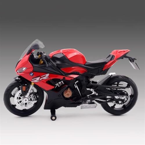 SYYANFEI Mini Alloy Motorrad Model 1/12 Für BMW S1000RR Motorrad Modell Spielzeug Legierung Druckguss Simulation Sammlerstück Dekoration Junge Spielzeug Druckguss-Nachbildung(Rot) von SYYANFEI