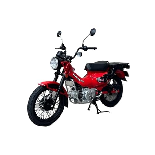 SYYANFEI Mini Alloy Motorrad Model 1/12 Für Honda CT125 Modellauto Super Cub Legierung Motorrad Modell Sammlung Display Hobby Druckguss-Nachbildung(Rot) von SYYANFEI