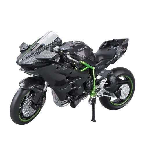 SYYANFEI Mini Alloy Motorrad Model 1/12 Für Kawasaki H2R Ninja Druckguss-Motorradmodell-Spielzeugautoserie Druckguss-Nachbildung von SYYANFEI